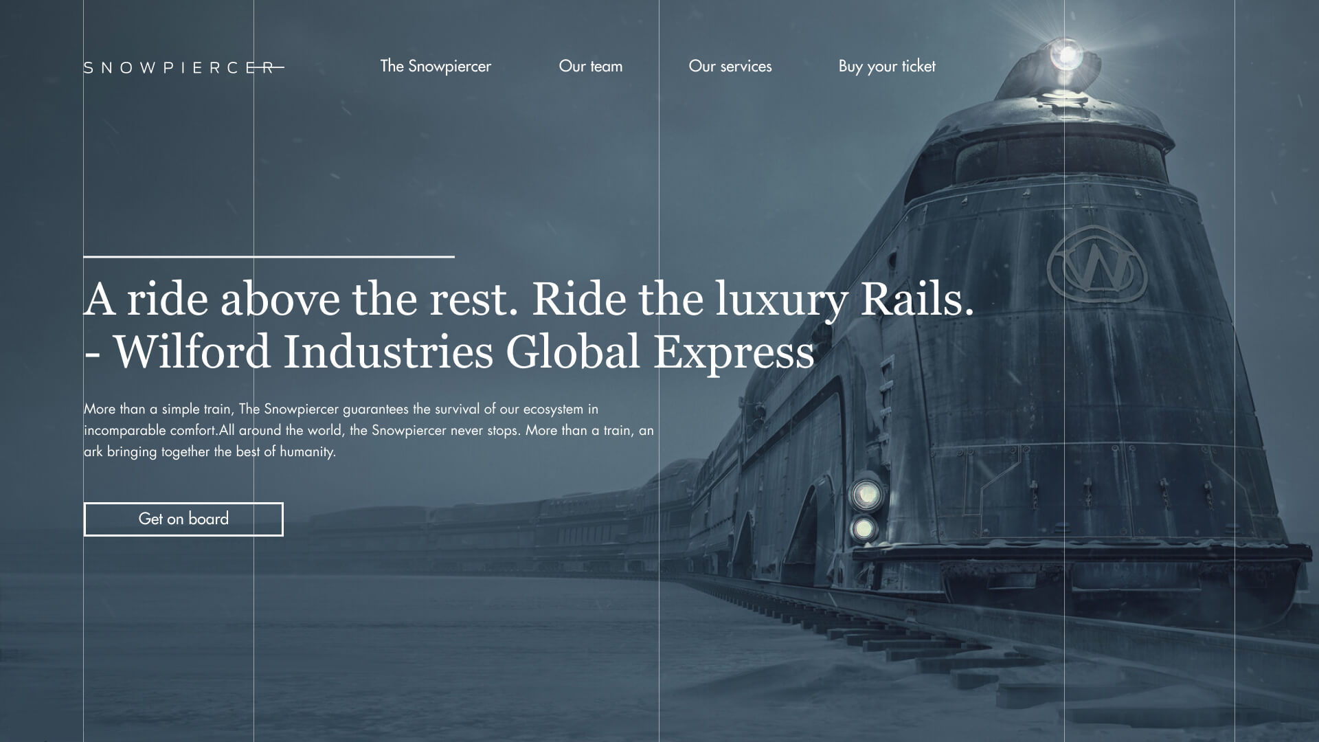 Snowpiercer - UI/UX